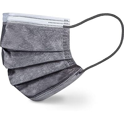 Beurer MM 15 Chirurgisch masker type IIR, Made in EU, 3-laags medisch gelaatsmasker beschermt uw omgeving tegen druppels en micro-organismen, warmte-absorberend, grijs, 20 stuks Beurer MM 15 Chirurgisch masker type IIR, Made in EU, 3-laags medisch gelaatsmasker beschermt uw omgeving tegen druppels en micro-organismen, warmte-absorberend, grijs, 20 stuks