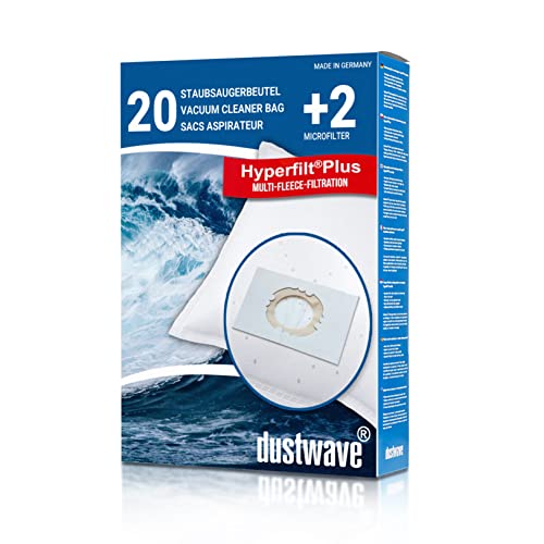 dustwave 20 ® stofzuigerzakken voor Rowenta RO 2335EA Power Space, Clatronic BS 1224, LG Electronics Turbo 3200, LG Electronics Turbo 3300, LG Electronics Turbo S, LG Electronics V 3340, V-3900 Extron...