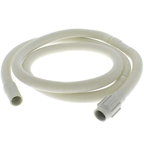 DL-pro Afvoerslang 22/24 mm Ø 2,28 m voor whirlpool Bauknecht 481253029113 slang afvalwaterslang voor wasmachine vaatwasser