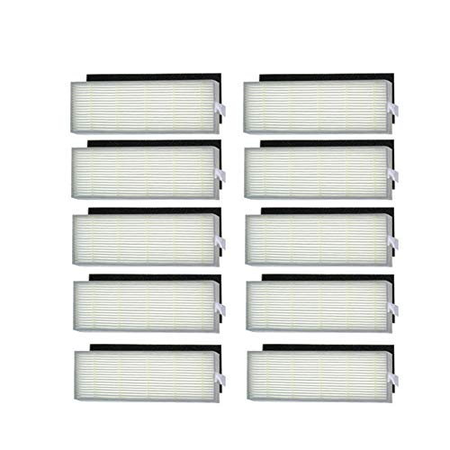 WuYan 10 stks Spons+10 stks Filters voor ILIFE Reiniging Robot Vervanging voor Chuwi Ilife A4 A4S A6 Robot Stofzuiger Hepa Filter