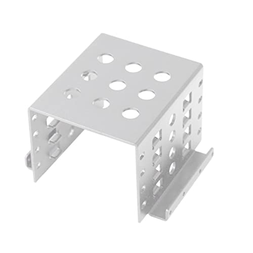 xbiez 2.5 Inch Harde Schijf Beugel 4X 2.5 In tot 3.5 Inch Uitbreiding Alle Aluminium Harde Schijf Beugel Conversie Rack Harde Schijf Case 2.5 Externe 3.5 Aluminium 2.5" Harde Schijf Beugel 4X 2.5