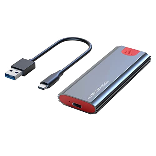 VENYAA M2 SSD behuizing M.2 naar USB 3.1 Gen 2 10 Gbps NVMe SSD behuizing voor NVMe PCIE M Key/ (B+M) Key SSD harde schijf, M2 SSD behuizing AC