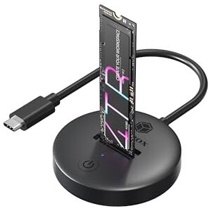 ICY BOX DockingStation NVMe & SATA M.2 SSD, USB-C 3.1 Gen 2, 10 Gbit/s, zonder gereedschap, IB-1610MCD-C31 ICY BOX DockingStation NVMe & SATA M.2 SSD, USB-C 3.1 Gen 2, 10 Gbit/s, zonder gereedschap, IB-1610MCD-C31