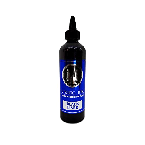 Post-Treatment Lotion Tattoos Viking Viking Ink Model Viking Ink Ink Black Liner voor Tattoo 240ml