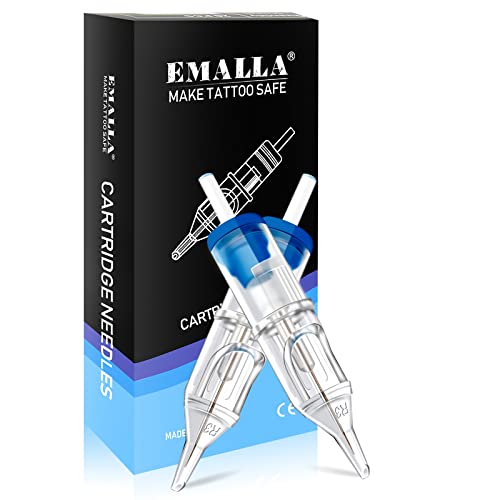 Emalla 20 stuks cartridges ronde shader  Premium Cartridge Ronde Shader Cartridge 1205RS voor Cartridge Machine Pen