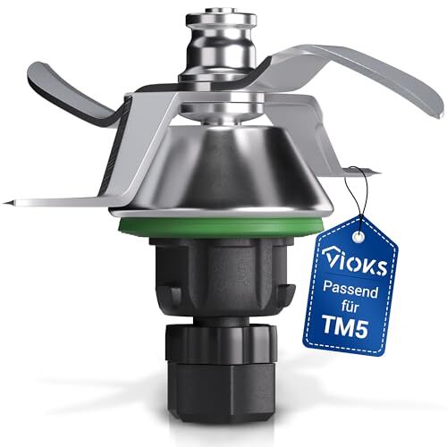 VIOKS Mes vervanging voor Vorwerk Thermomix TM5 mes TM 5 keukenmachine mixmes ultrascherp van roestvrij staal SUS420 reserveonderdelen voor keukenmachine Thermomix