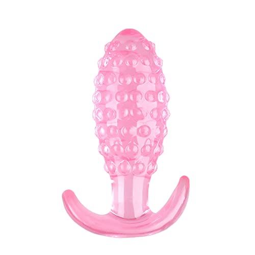 CIONIC Anaal Plug Anale Plug Seksspeeltjes Voor Paar Ananas Draagbare Anale Plug Zachte Granulaire Massage Butt Vagina Masturbator Seksualiteit Speelgoed(Pink-L,China)