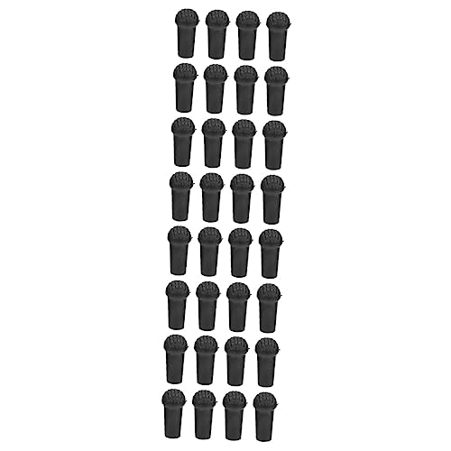 INOOMP 32 Stuks Set Voor Trekkingstokken Rollator Accessoires Glijders Accessoires Voor Wandelaars Vervanging Van Wandelstokken Paarse Tennisballen Universeel Kruk Hoofd Reizen Rubber