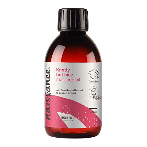 Naissance "Knotty but Nice" – Massageolie 250 ml 100% natuurlijke mix van druivenpitolie en etherische oliën