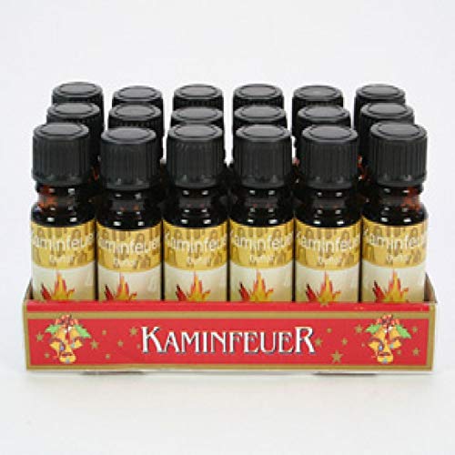 Unbekannt Geurolie aroma-olie kamergeurolie 10 ml lampolie geurlampen kerstgeur geurolie aroma-olie kamergeurolie ca. 46 verschillende geurnoten (open haard, verpakking van 12)