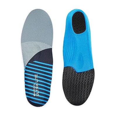 Sof Sole Ultra Lite inlegzolen, lichte orthopedische inlegzolen, voetboogsteun, schokabsorberend, ademend, ideaal voor hardlopen, wandelen en werkschoenen, EU-maat 42-44 Sof Sole Ultra Lite inlegzolen, lichte orthopedische inlegzolen, voetboogsteun, schokabsorberend, ademend, ideaal voor hardlopen, wandelen en werkschoenen, EU-maat 42-44