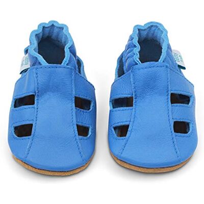 Dotty Fish Leren Babysandalen met Zachte Zool – Barefoot Gevoel, Antislip, Ademend, Lichtgewicht & Flexibel – Zomerschoenen voor Baby’s en Kinderen – Blauwe 6-12 Maanden Dotty Fish Leren Babysandalen met Zachte Zool – Barefoot Gevoel, Antislip, Ademend, Lichtgewicht & Flexibel – Zomerschoenen voor Baby’s en Kinderen – Blauwe 6-12 Maanden