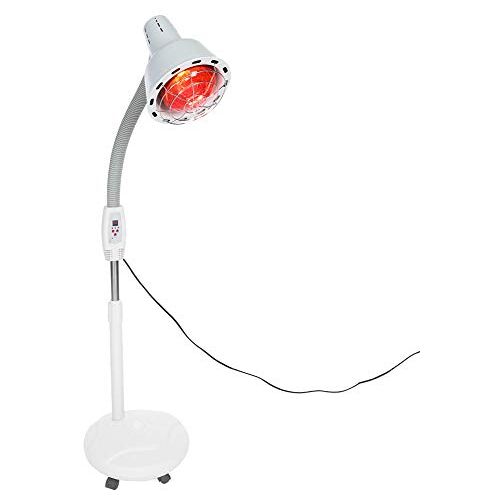 Ejoyous Infrarood lamp 275 W, rode lichtlamp, infraroodstraler, infraroodlamp, warmtelamp, rood licht, straler, infraroodlichttherapie, straler, standaard met 4 wielen voor spierontspanning