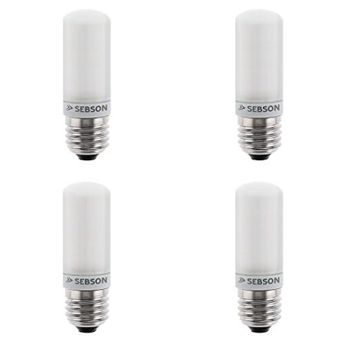 SEBSON 4 x E27 LED Lamp 4W Warm Wit 3000K, vervangt 40W Gloeilamp, 400lm, 230V LED Lichtbronnen 280°, E27 Buislamp