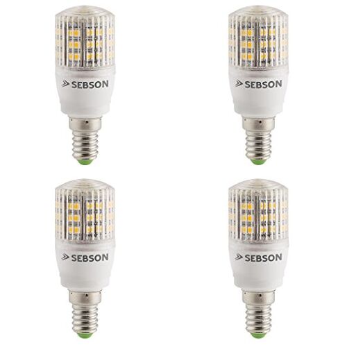 SEBSON 4 x E14 LED Lamp 3W Warm Wit 2900K, vervangt 25W Gloeilamp, 240lm, 230V LED Lichtbronnen 280°