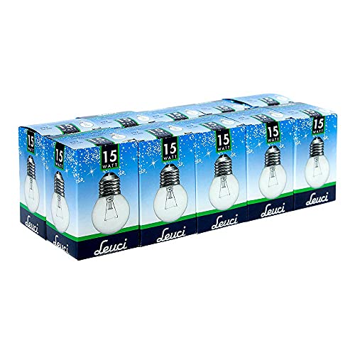 Leuci 10 x gloeilamp druppel 15W E27 helder gloeilamp 15 watt gloeilampen warm dimbaar