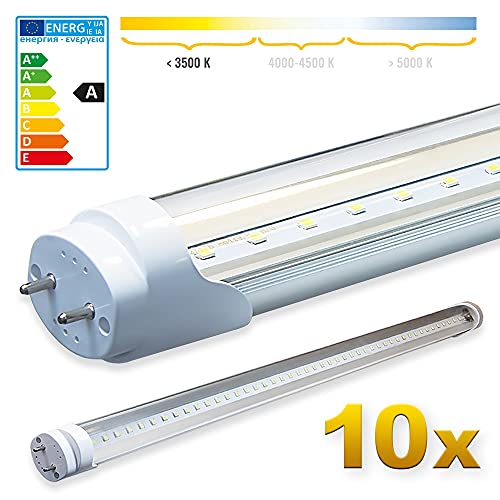 LEDVero SMD LED-buis met TÜV-certificering in neutraal wit TL-buis T8 G13 transparante afdekking