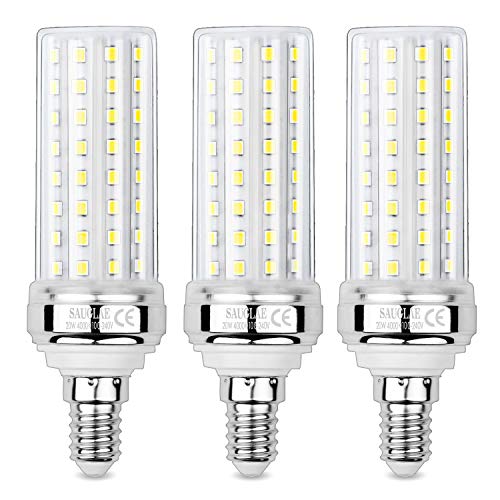 SAUGLAE 20W LED maïsgloeilampen, 150W gloeilampen, 4000K neutraal wit, 2300Lm, E14 kleine Edison schroef gloeilampen, 3 stuks