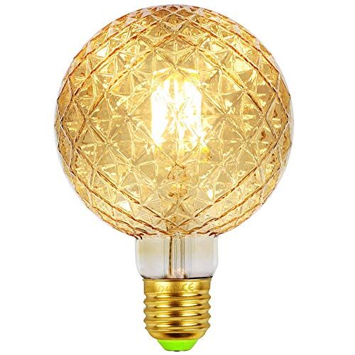 TIANFAN Vintage LED Lampen Retro Filament 4W 220/240V E27 Decoratieve Lampen G95 Crystal