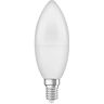 OSRAM LED lamp   Lampvoet: E14   Warm wit   2700 K   7,50 W   mat   LED STAR CLASSIC B [Energie-efficiëntieklasse A+]