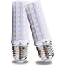 ZJING E27/E14 LED Light Bulb, 14W/18W Cool White 6000K, 2000LM, 360 ° stralingshoek, 200W gloeilampen gelijkwaardig, AC 110-240V, 2PCS,E27 14w,White light