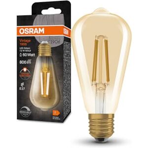 OSRAM Vintage Gouden LED Lamp - E27 7.2W - Lamp OSRAM Vintage Gouden LED Lamp - E27 7.2W - Lamp