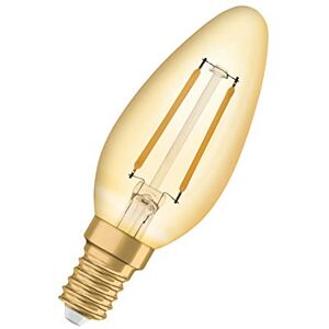 OSRAM Lamps OSRAM LED lamp   Lampvoet: E14   Warm wit   2400 K   1,50 W   Vintage 1906 LED [Energie-efficiëntieklasse A++]