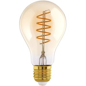 Eglo E27-lamp, dimbaar, spiraal-ledgloeilamp, vintage lamp voor retroverlichting, 8 watt (komt overeen met 60 watt), 806 lumen, warmwit, 2700 K, Edison-lamp A60, diameter 6 cm Eglo E27-lamp, dimbaar, spiraal-ledgloeilamp, vintage lamp voor retroverlichting, 8 watt (komt overeen met 60 watt), 806 lumen, warmwit, 2700 K, Edison-lamp A60, diameter 6 cm