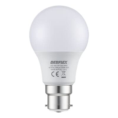DEBFLEX 600427 LED-lamp A60 B22, 6500 Kelvin DEBFLEX 600427 LED-lamp A60 B22, 6500 Kelvin