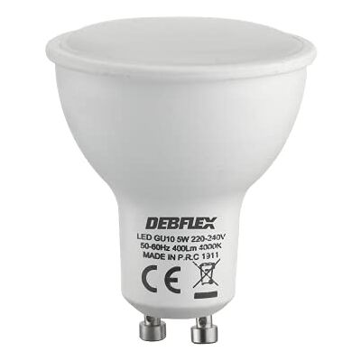 DEBFLEX 600472 LED-lampen, GU10, 4000 K, 5 W DEBFLEX 600472 LED-lampen, GU10, 4000 K, 5 W