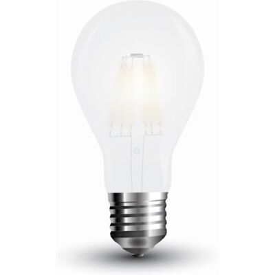 V-TAC Lamp Bulbo A60 filament glas geëmailleerd 6W E27 4000K 300° V-TAC Lamp Bulbo A60 filament glas geëmailleerd 6W E27 4000K 300°