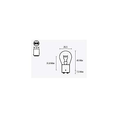 V PARTS Lamp gloeilamp BILUX 6V21/5W V PARTS Lamp gloeilamp BILUX 6V21/5W