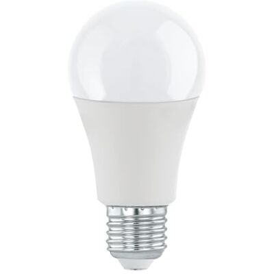 Eglo LED lamp E27, bol gloeilamp 9 Watt (60w equivalent), 806 Lumen lichtbron warm wit, 3000 Kelvin, A60, Ø 6 cm Eglo LED lamp E27, bol gloeilamp 9 Watt (60w equivalent), 806 Lumen lichtbron warm wit, 3000 Kelvin, A60, Ø 6 cm