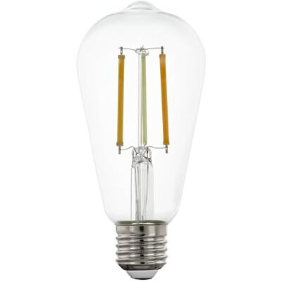 Eglo connect.z Smart-Home Ledlamp E27, ST64, Matter, ZigBee app en spraakbesturing Alexa, dimbaar, warmwit-koudwit, 1055 lumen, 8 watt, vintage gloeilamp helder Eglo connect.z Smart-Home Ledlamp E27, ST64, Matter, ZigBee app en spraakbesturing Alexa, dimbaar, warmwit-koudwit, 1055 lumen, 8 watt, vintage gloeilamp helder