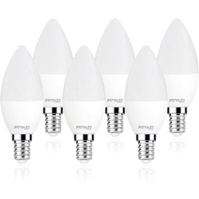 SIGMALED LIGHTING E14 LED Lamp 6W - Natuurlijke Wit - 480lm - A+ SIGMALED LIGHTING E14 LED Lamp 6W - Natuurlijke Wit - 480lm - A+