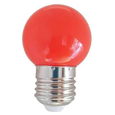 SILVER ELECTRONICS gloeilamp, E27, 1 W, rood SILVER ELECTRONICS gloeilamp, E27, 1 W, rood