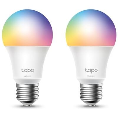Tapo L530E Slimme Wi-Fi LED Lamp, E27, 806lm, Kleuren & Warm/Koud Wit, Spraakbesturing, Energiezuinig, App Bediening, Werkt met Alexa & Google Home, 2 stuks Tapo L530E Slimme Wi-Fi LED Lamp, E27, 806lm, Kleuren & Warm/Koud Wit, Spraakbesturing, Energiezuinig, App Bediening, Werkt met Alexa & Google Home, 2 stuks