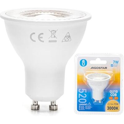 VoltShine GU10 COB 7W LED: Verlicht uw kamers met efficiëntie en stijl. COB-technologie biedt intens en gelijkmatig licht, ideaal voor elke omgeving. Bespaar energie zonder in te leveren op kwaliteit. VoltShine GU10 COB 7W LED: Verlicht uw kamers met efficiëntie en stijl. COB-technologie biedt intens en gelijkmatig licht, ideaal voor elke omgeving. Bespaar energie zonder in te leveren op kwaliteit.