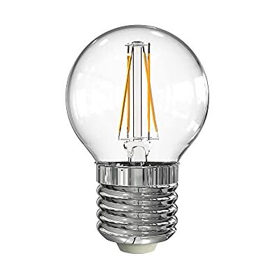 Garza ® Decoratieve led-gloeilamp, sferisch, warm licht 2700 K, fitting E27, 6 W, 810 lumen. Garza ® Decoratieve led-gloeilamp, sferisch, warm licht 2700 K, fitting E27, 6 W, 810 lumen.