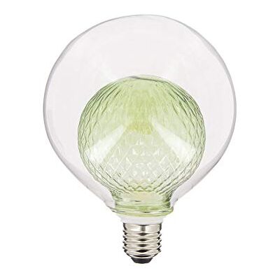 Xanlite RFDEB125 LED-gloeilamp, dubbel glas, E27, vintage, E27, LED, stralingshoek 320 °, lamp E27, vintage, 3 W, 250 lm, bolvorm, E27, LED, warm wit licht, RFDEB125DVGREEN Xanlite RFDEB125 LED-gloeilamp, dubbel glas, E27, vintage, E27, LED, stralingshoek 320 °, lamp E27, vintage, 3 W, 250 lm, bolvorm, E27, LED, warm wit licht, RFDEB125DVGREEN