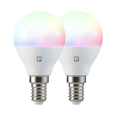 Garza Smarthome Ledlamp, intelligent, WLAN, bolvormig, G45, E14, 5 W (equivalent 40 W), RGB+CCT, dimbaar, programmeerbaar, spraakbesturing en app (Alexa/Google Home), WLAN 2,4 GHz Garza Smarthome Ledlamp, intelligent, WLAN, bolvormig, G45, E14, 5 W (equivalent 40 W), RGB+CCT, dimbaar, programmeerbaar, spraakbesturing en app (Alexa/Google Home), WLAN 2,4 GHz