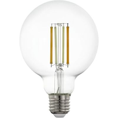 Eglo connect.z Smart-Home Ledlamp E27, G95, Matter, ZigBee app en spraakbesturing Alexa, dimbaar, warmwit-koudwit, 1055 lumen, 8 watt, vintage gloeilamp helder Eglo connect.z Smart-Home Ledlamp E27, G95, Matter, ZigBee app en spraakbesturing Alexa, dimbaar, warmwit-koudwit, 1055 lumen, 8 watt, vintage gloeilamp helder