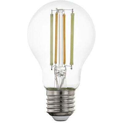 Eglo connect.z Smart-Home Ledlamp E27, A60, Matter, ZigBee app en spraakbesturing Alexa, dimbaar, warmwit-koudwit, 1055 lumen, 8 watt, vintage gloeilamp helder Eglo connect.z Smart-Home Ledlamp E27, A60, Matter, ZigBee app en spraakbesturing Alexa, dimbaar, warmwit-koudwit, 1055 lumen, 8 watt, vintage gloeilamp helder