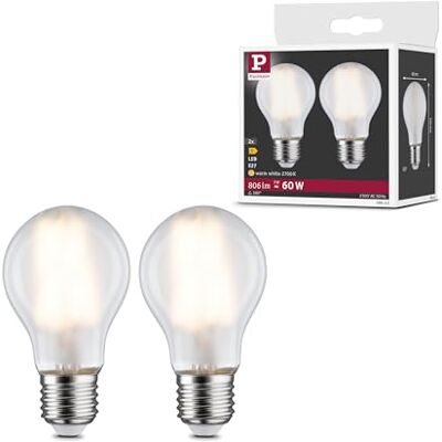 Paulmann 28642 LED lamp standaardvorm 2x7W verlichtingsmiddel mat peer verlichting 2700 K E27 Paulmann 28642 LED lamp standaardvorm 2x7W verlichtingsmiddel mat peer verlichting 2700 K E27