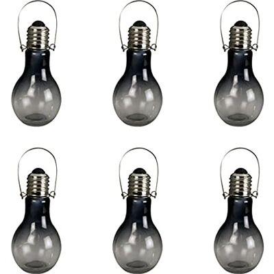 Luxform Verpakking van 6 stuks gloeilampen glas Smoke Luxform Verpakking van 6 stuks gloeilampen glas Smoke