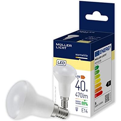 MÜLLER LICHT Müller-Licht 401022 LED EEK G (A G) E14 Reflector 6W Warm wit (diameter x H) 50mm x 85mm 1 pc(s) MÜLLER LICHT Müller-Licht 401022 LED EEK G (A G) E14 Reflector 6W Warm wit (diameter x H) 50mm x 85mm 1 pc(s)
