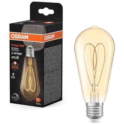 Osram Vintage Edison LED-lamp - Dimbaar, Warm wit, E27 Osram Vintage Edison LED-lamp - Dimbaar, Warm wit, E27
