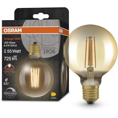 OSRAM Gouden LED Dimbare Vintage Lamp OSRAM Gouden LED Dimbare Vintage Lamp