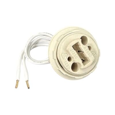 Tibelec G9 Witte Halogeenvoet - Halogeenlamp Houder Tibelec G9 Witte Halogeenvoet - Halogeenlamp Houder