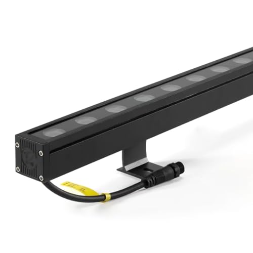 LSQXSS LED-wallwasher buitenmuurverlichting lijnlicht, DC24V techniek laagspanning lang strip lineair licht, waterdicht wandbalklicht, wandlamp voor tuin en brug